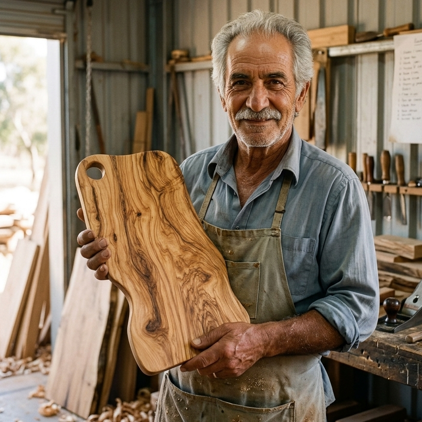 Enzo's Olive Cutting Board
