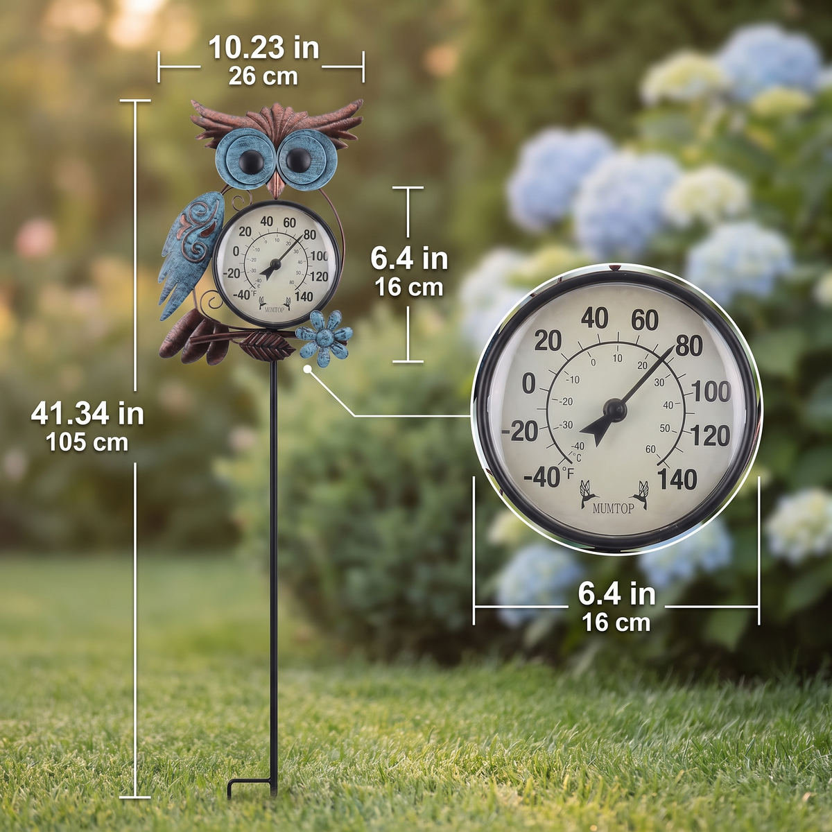 Hal's Porch Owl Thermometer